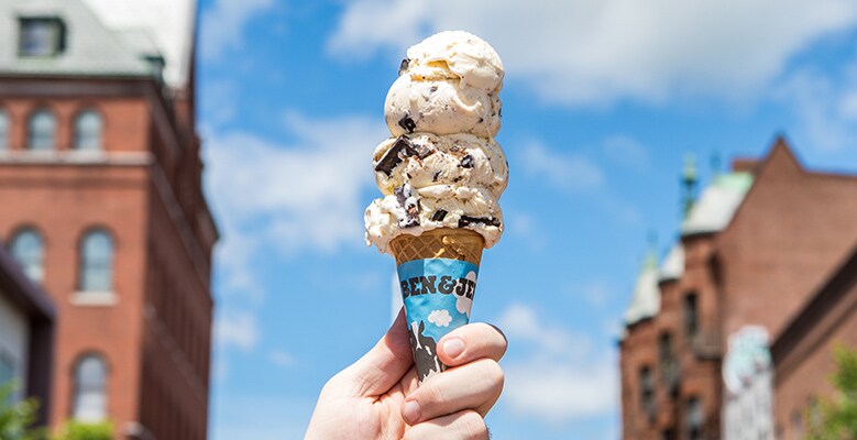 Ben & Jerry's sugar cone