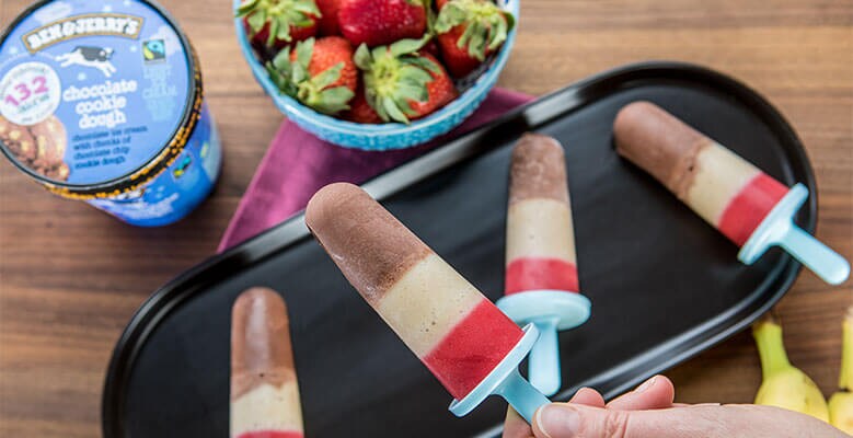 Layered Smoothie Pops