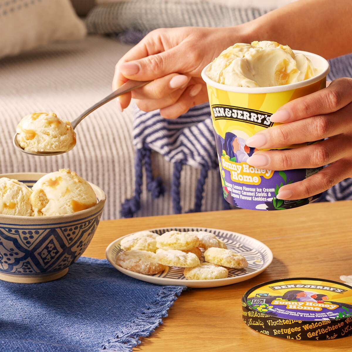 Sunny Honey Home Origineel ijs - Pint 3 / 4