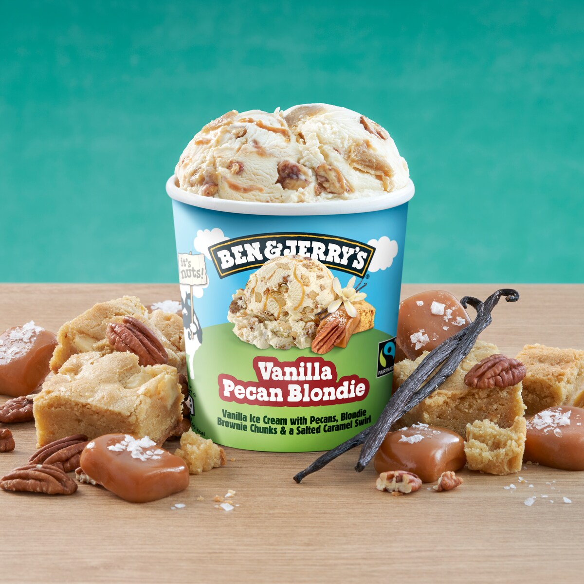 Vanilla Pecan Blondie Origineel ijs - Pint 2 / 4