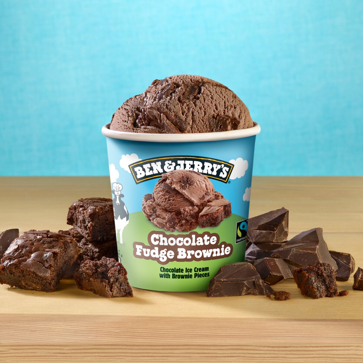 Chocolate Fudge Brownie Ice Cream - Pint 2 / 5