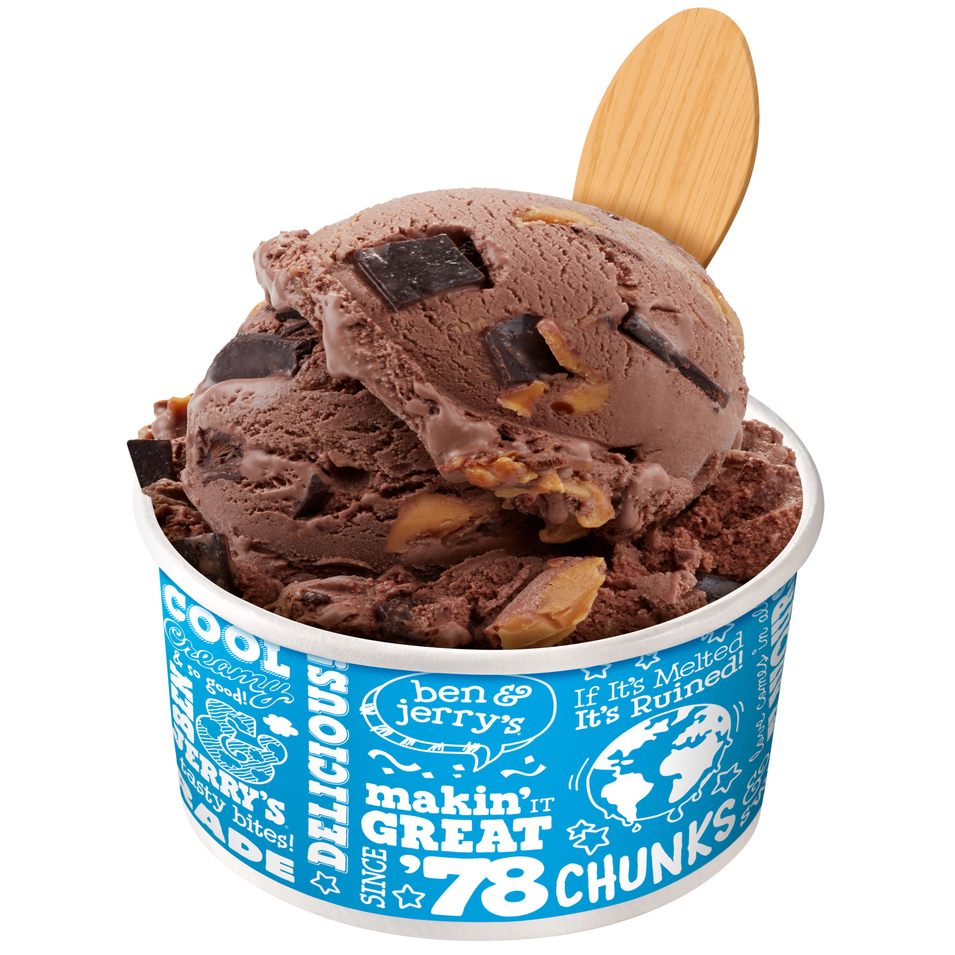 Chocolate PB Chunk Ice Cream - Bulk