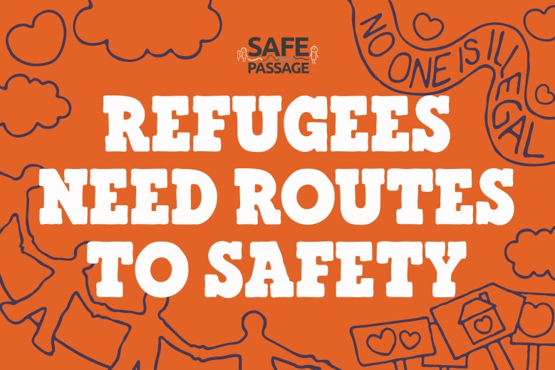 Refugees need routes to safety