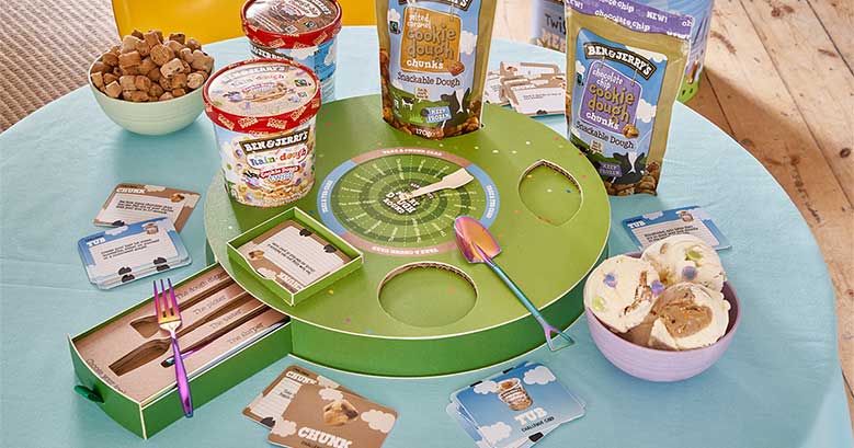Table of all Ben & Jerry's goodies