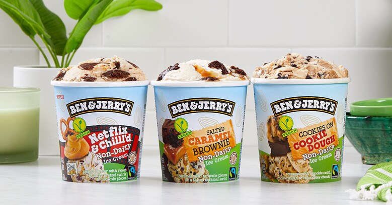 3 Non-Dairy Pints of Ice Cream