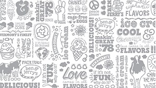 Background Image of Ben & Jerry's Icons
